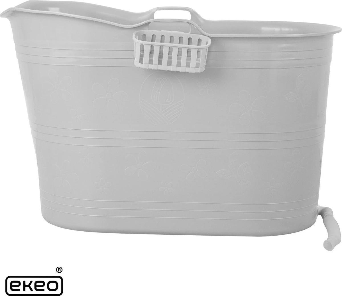 EKEO Zitbad - 210L - Mobiele Badkuip - Bath Bucket - Wit 2 EKEO Zitbad - 210L - Mobiele Badkuip - Bath Bucket - Wit - Afbeelding 2
