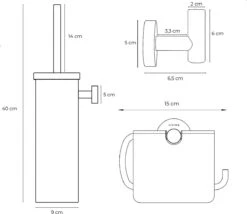 Toiletaccessoireset Zwart 3-delig - Luxe Toilet Set - Toiletborstel Met Houder - Toiletrolhouder Met Klep - Handdoekhaak 11 Toiletaccessoireset Zwart 3-delig - Luxe Toilet Set - Toiletborstel Met Houder - Toiletrolhouder Met Klep - Handdoekhaak -Badkamerproducten 1200x1039