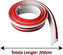 Merkloos S Soesa Zelfklevende Waterkering Douche 200cm - Sanitaire Waterstopper - Douchedorpel Wit, 12 X 20 Mm, 200 Cm -Badkamerproducten 1200x1043 1