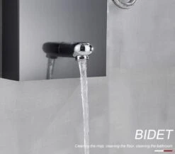 Sanisupreme® Douchepaneel Met Massage - Regendouche - Massage Jets - Waterval Douche - Met Thermostaatkraan En Handdouche - Zwart - Opbouw - Douchekop - Flanner® -Badkamerproducten 1200x1053 1