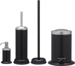 Sealskin Acero Reserverolhouder Vrijstaand - Zwart -Badkamerproducten 1200x1056