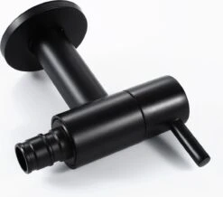 Merkloos Kraan - Rvs Mat Zwarte Buiten Kraan - Met Opzet Stukken - Kraan - Mat Zwart - Buiten Kraan - Zwarte Tapkraan - Wandmontage - Wasmachine Tapkraan - Bad - Wc - Voor Tuin Badkamer Keuken - -Badkamerproducten 1200x1060 1