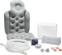 HelloBath Opvouwbaar Zitbad - Bath Bucket - 148cm - 220L - Extra Lang - Incl. Badkussen & Opberghoes -Badkamerproducten 1200x1077