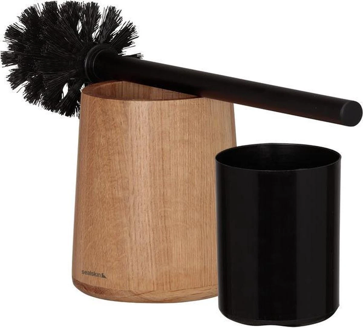 Sealskin Earth - Toiletborstel Met Houder Vrijstaand - Eiken 3 Sealskin Earth - Toiletborstel Met Houder Vrijstaand - Eiken - Afbeelding 3