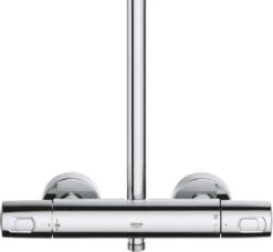 GROHE QuickFix Vitalio Joy 310 Regendouche - CoolTouch - Met Planchet - ø 31 Cm - Chroom -Badkamerproducten 1200x1107 1