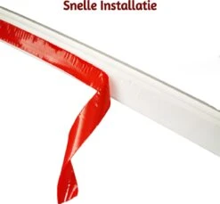 Merkloos S Soesa Zelfklevende Waterkering Douche 200cm - Sanitaire Waterstopper - Douchedorpel Wit, 12 X 20 Mm, 200 Cm -Badkamerproducten 1200x1112 1