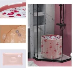 Opzetbaar Bad - 1 Persoons Balkonbad - Bad/ Tub Met Afvoerslang - Opzet Bad - 70x70cm - Ijsbad / Ijschallenge 9 Opzetbaar Bad - 1 Persoons Balkonbad - Bad/ Tub Met Afvoerslang - Opzet Bad - 70x70cm - Ijsbad / Ijschallenge -Badkamerproducten 1200x1112 4