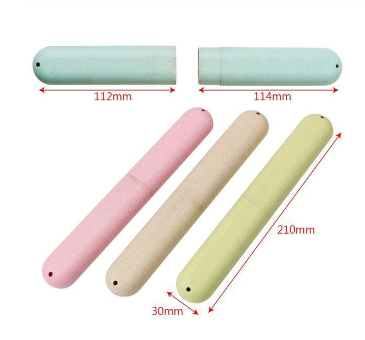 Merkloos Tandenborstel - Reis Koker - Tandenborstel Houder - Beschermer - Opberg - Case - Reizen - Blauw - 1 Stuk 2 Merkloos Tandenborstel - Reis Koker - Tandenborstel Houder - Beschermer - Opberg - Case - Reizen - Blauw - 1 Stuk - Afbeelding 2