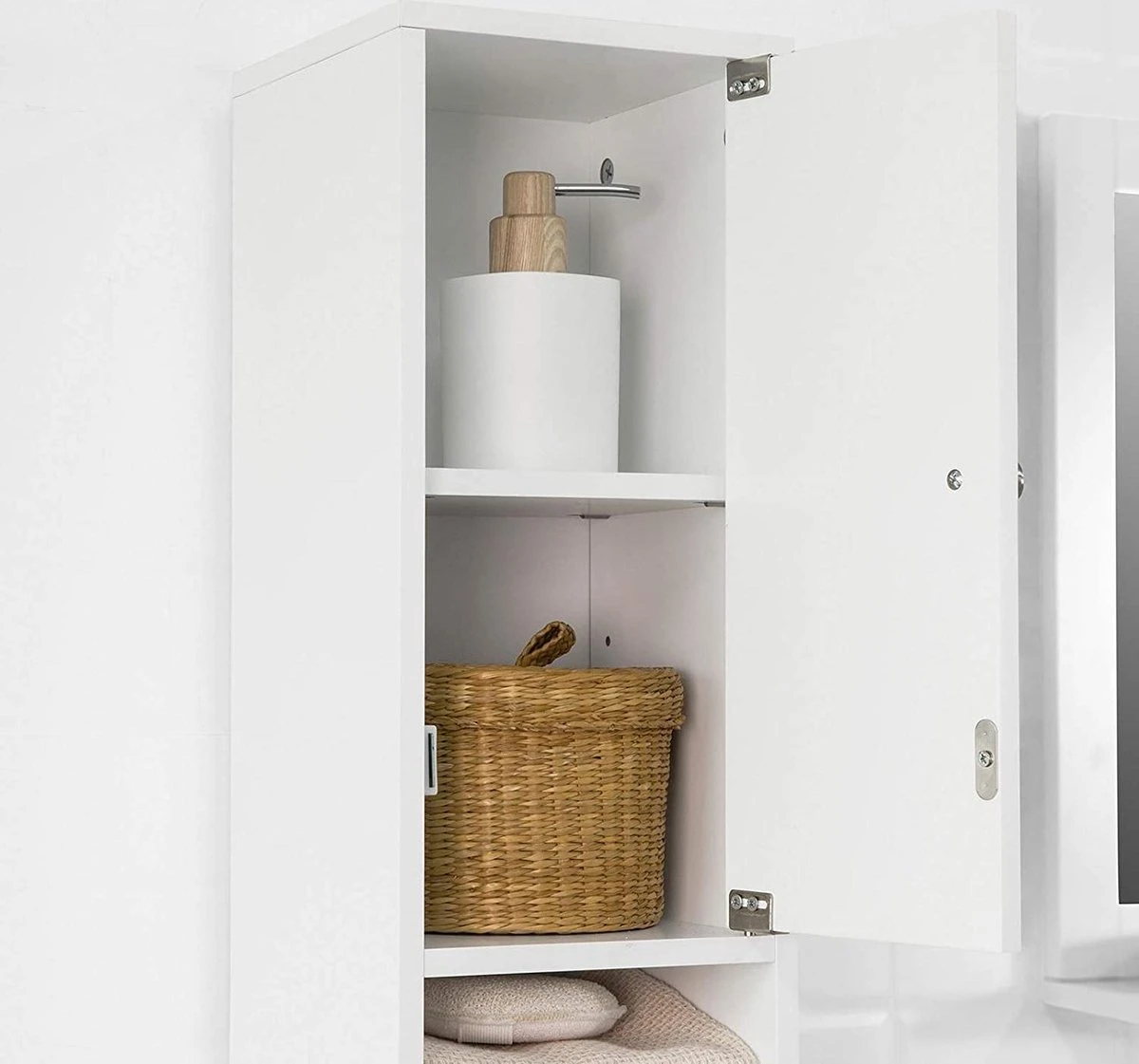 Simpletrade Badkamerkast - Kast - Opbergvakken - 20x180x20cm 2 Simpletrade Badkamerkast - Kast - Opbergvakken - 20x180x20cm - Afbeelding 2