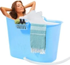 Zitbad Voor Volwassenen - Bath Bucket - Blauw - 200L 17 Zitbad Voor Volwassenen - Bath Bucket - Blauw - 200L -Badkamerproducten 1200x1122 2