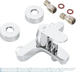 GROHE Eurosmart Cosmopolitan Badkraan - 15 Cm - Chroom -32831000 -Badkamerproducten 1200x1128 4