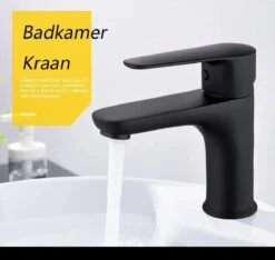 Inspire Badkamer Kraan Zwart Inclusief Aansluitingen - Wastafel Kraan - Zwart Chroom -Badkamerproducten 1200x1139 6