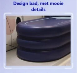 Opblaasbaar Bad - Blauw Ligbad - Zitbad Volwassenen - Ijsbad - Badkuip - Opblaasbad - Opvouwbaar Bad -Badkamerproducten 1200x1141