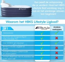 HBKS Lifestyle Bad – Opblaasbaar Ligbad – Bath Bucket – Zitbad Voor Volwassenen - Ijsbad Wim Hof Methode - Badkuip – Ice Bath – Blauw -Badkamerproducten 1200x1145 4