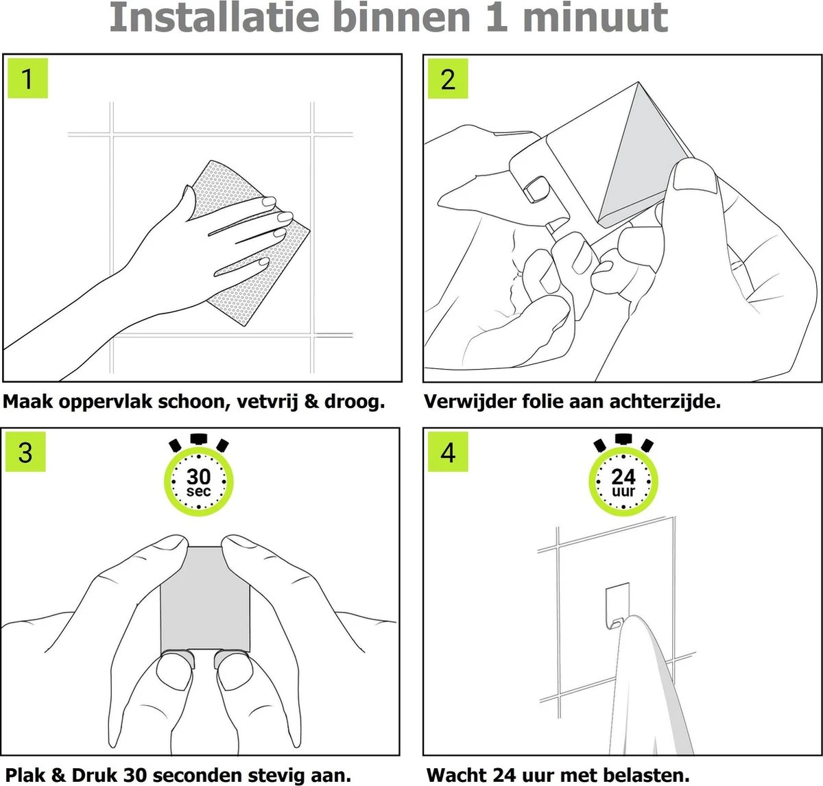 Handdoekhaakjes Zelfklevend - Zwart - Haakjes Handdoek 2st - Badkamer & Keuken 9 Handdoekhaakjes Zelfklevend - Zwart - Haakjes Handdoek 2st - Badkamer & Keuken - Afbeelding 9