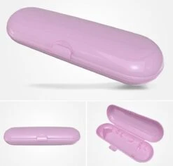 Elektrische Tandenborstel Opbergdoos Universeel - Reis Etui - Bescherm Koker - Roze - 1 Stuks -Badkamerproducten 1200x1147 1