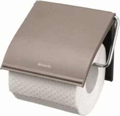 Brabantia ReNew WC Rolhouder - Met Klep - Platinum -Badkamerproducten 1200x1156 1