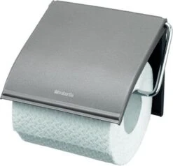 Brabantia ReNew WC Rolhouder - Met Klep - Platinum -Badkamerproducten 1200x1156 2