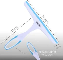 LIVELYY - Professionele Douchewisser - Raamwisser - Douche Trekker - Douchewissers - Aqua Blauw -Badkamerproducten 1200x1157