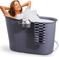 Zitbad Voor Volwassenen - Bath Bucket - Grijs - 200L 24 Zitbad Voor Volwassenen - Bath Bucket - Grijs - 200L -Badkamerproducten 1200x1157 6