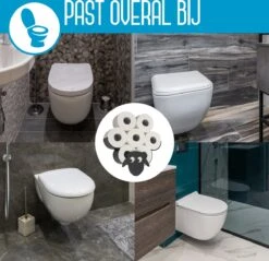 Schaap Toiletrolhouder| Extensso® | - Wc Rolhouder - Wc Rolhouder Zwart - Wc Rolhouder Staand - Wc Rolhouder Zonder Boren - Toiletrolhouder Staand - Zonder Boren - Toiletrolstandaard - Kerst Cadeau - Cadeautjes -Badkamerproducten 1200x1160