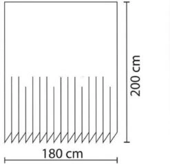 Livetti | Douchegordijn - Shower Curtain | 180x200 | Licht Grijs | One Stk | Polyester | Inclusief Ringen | 1800694 8 Livetti | Douchegordijn - Shower Curtain | 180x200 | Licht Grijs | One Stk | Polyester | Inclusief Ringen | 1800694 -Badkamerproducten 1200x1161 4