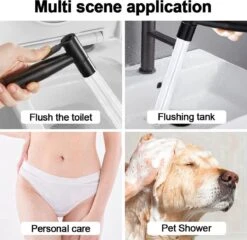 BOTC Bidet Handdouche - Shattaf - Bidet Sproeier - Bidetkraan - Zwart -Badkamerproducten 1200x1167 2