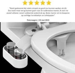 Bidet Handdouche Toilet Sproeier Shattaf Sprayer WC Papier Besparend - Dubbel Spray Warm & Koud Water - Badkamer Accessoires - Freshole® 15 Bidet Handdouche Toilet Sproeier Shattaf Sprayer WC Papier Besparend - Dubbel Spray Warm & Koud Water - Badkamer Accessoires - Freshole® -Badkamerproducten 1200x1167 8