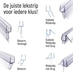 Simple Fix Lekstrip - Douchestrip - Waterkering - 80CM Lang - 6MM Glasdikte - Lekdorpel 10 Simple Fix Lekstrip - Douchestrip - Waterkering - 80CM Lang - 6MM Glasdikte - Lekdorpel -Badkamerproducten 1200x1171 2