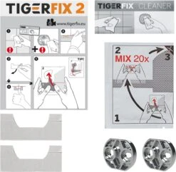 Tiger TigerFix Type 2 - Tiger Accessoires Monteren Zónder Boren -Badkamerproducten 1200x1175