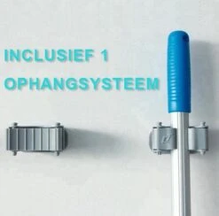Vitamo™ Premium 2-in-1 Badkamer Vloerwisser Lang Met Ophangsysteem - Douchewisser Met Afdraaibare Wisser - Raamwisser - 180° Draaiend - Uitschuifbaar 70/125 CM - Grijs -Badkamerproducten 1200x1186