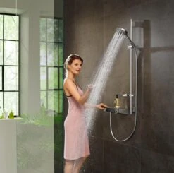 Hansgrohe Raindance Select S - Handdouche 120 PowderRain - 3 Straalsoorten - Chroom -Badkamerproducten 1200x1188 2