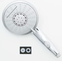 SCHÜTTE Niagara Handdouche - Douchekop Ø 15 Cm - 5 Standen - Watervaluitloop - Waterstop - Chroom -Badkamerproducten 1200x1188 4