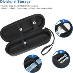 Hoes Voor Oral-B Tandenborstel, Etui, Harde Schaal, Philips Elektrische Tandenborstel, Reisetui, Draagtas, Elektrische Tandenborstelhouder, Houder, Houder, Reistas, Zwart -Badkamerproducten 1200x1194 4