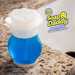 Scrub Daddy Zeepdispenser - Duel Action Soap Dispenser - Wonder WashUp -Badkamerproducten 1200x1195 1