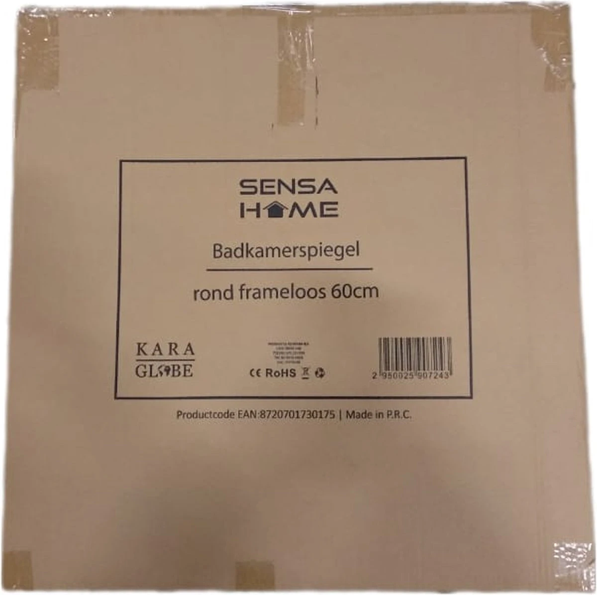 SensaHome - Ronde Badkamerspiegel Frameloos Met LED Verlichting - Wandspiegel - 60CM 10 SensaHome - Ronde Badkamerspiegel Frameloos Met LED Verlichting - Wandspiegel - 60CM - Afbeelding 10