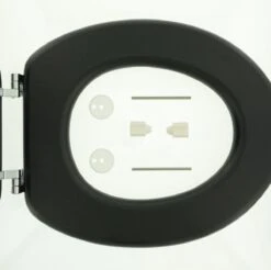 Tiger Leatherlook - Toiletbril - WC Bril - MDF - Zwart -Badkamerproducten 1200x1196 9