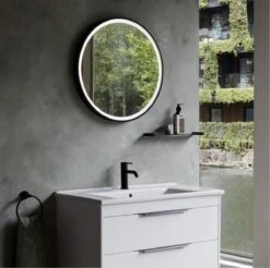 FENOMÉ New York Ronde Spiegel Met LED Verlichting Incl. Spiegelverwarming 60cm -Badkamerproducten 1200x1197 20