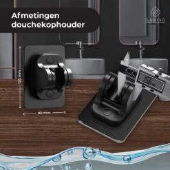 Douchekophouder Chroom Zelfklevend – Verstelbaar – Handdouchehouder – Douchekop Houder Zonder Boren -Badkamerproducten 1200x1198 21