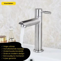 Stylumo Toiletkraan Chroom – Fonteinkraan RVS – Koudwaterkraan – WC Kraan – Alleen Koud Water -Badkamerproducten 1200x1198 31