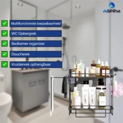 AlShiha®WC Rek - Toiletrolhouder - Badkamer Rek - Zelfklevend (zonder Boren) - Wc Rolhouder - Doucherek Hangend- Badkamerrek - Doucherek - Doucherek Zonder Boren - Toiletrolhouder - Toiletrolhouder Met Plankje 15 AlShiha®WC Rek - Toiletrolhouder - Badkamer Rek - Zelfklevend (zonder Boren) - Wc Rolhouder - Doucherek Hangend- Badkamerrek - Doucherek - Doucherek Zonder Boren - Toiletrolhouder - Toiletrolhouder Met Plankje -Badkamerproducten 1200x1199 20