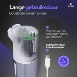 Lavrai - Automatische Zeepdispenser - Zeeppompje - Met LCD Scherm - Opldaadbaar - En Infrarood Sensor -Badkamerproducten 1200x1200 1028