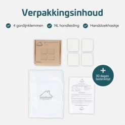 Moodcare® Douchegordijn Klemmen – Douchegordijn Houder 4 Stuks – Douchegordijn Clip Zelfklevend -Badkamerproducten 1200x1200 1070