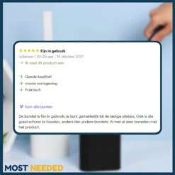 Merkloos Most Needed WC Borstel Met Houder - Siliconen Borstel - Duurzaam - Vrijstaand Of Hangend - Zwart -Badkamerproducten 1200x1200 126