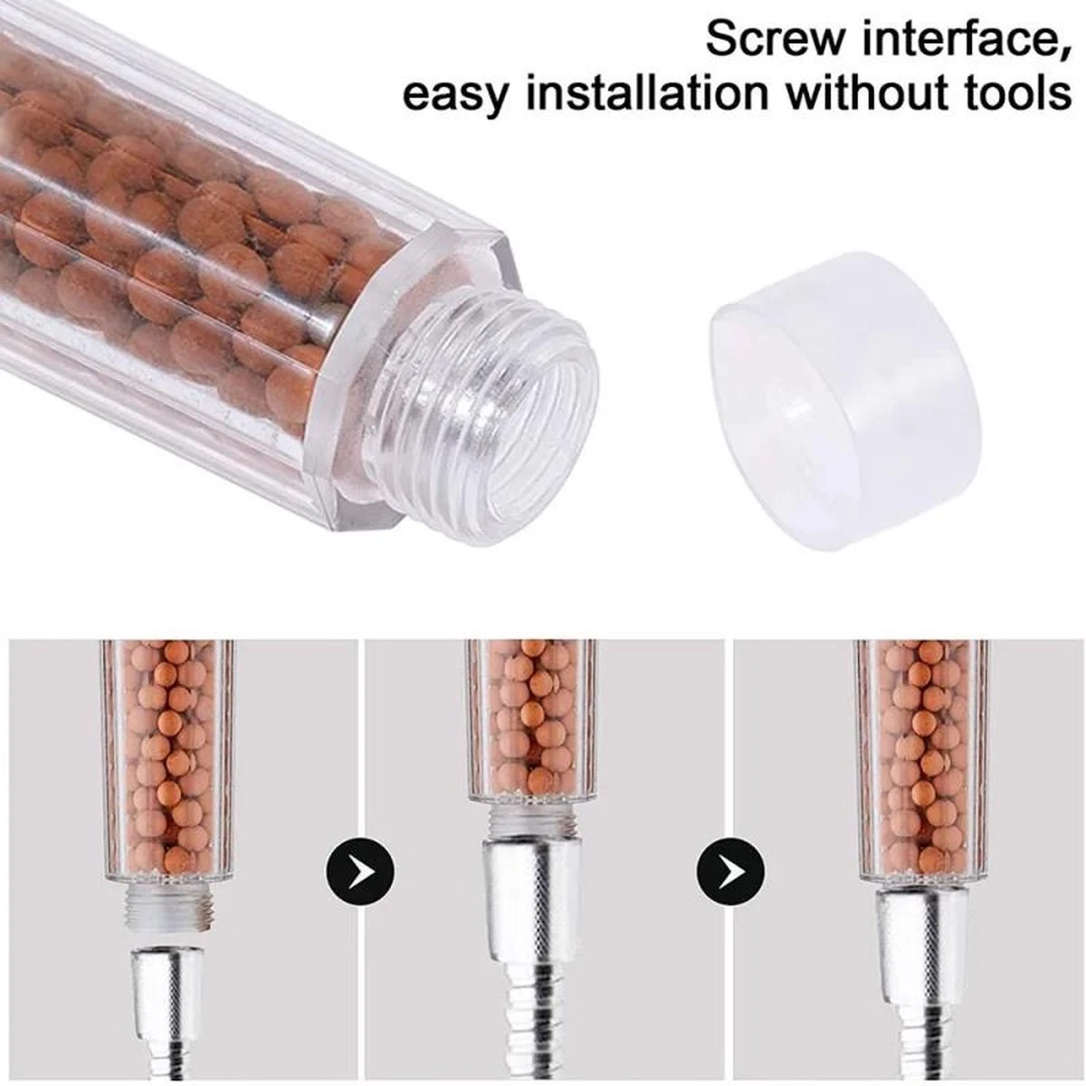 Iridescent Douchekop LED Verlichting – Waterbesparende Douchekop – Hoge Druk Transparant 3 Iridescent Douchekop LED Verlichting – Waterbesparende Douchekop – Hoge Druk Transparant - Afbeelding 3