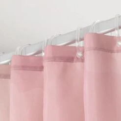 Sealskin Earth - Douchegordijn 180x200 Cm - Polyester Donkerroze / Off-white -Badkamerproducten 1200x1200 1315