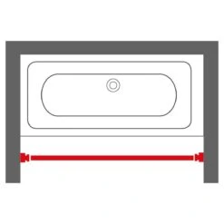 Sealskin Douchegordijnstang - 155-255 Cm - Wit -Badkamerproducten 1200x1200 1384