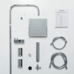 SCHÜTTE Tokyo Douchesysteem - Regendouche - 102 Cm Stang - Chroom -Badkamerproducten 1200x1200 1434