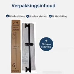 Moodcare® Glijstang - Douche Glijstang - 70 Cm - Mat Zwart - Zonder Boren -Badkamerproducten 1200x1200 1461