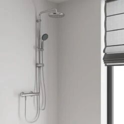 GROHE QuickFix Vitalio Joy 310 Regendouche - CoolTouch - Met Planchet - ø 31 Cm - Chroom -Badkamerproducten 1200x1200 1497
